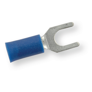 Cosse à fourche pré-isolée 3307 bleu, Ø 5,3, 1-2,5 mm²